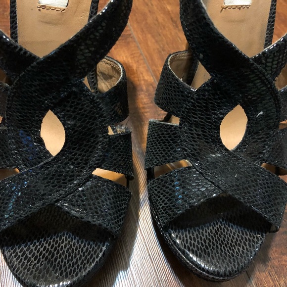 Steve Madden Hitower snakeskin heels sz 8 - Picture 2 of 8